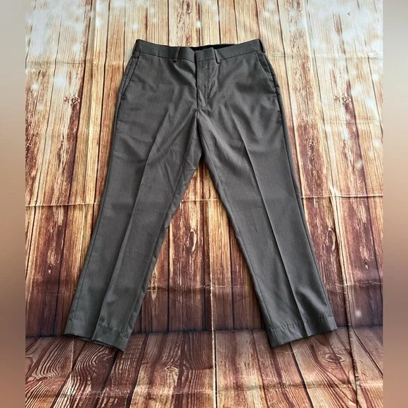 Perry Ellis | Pants | Perry Ellis Mens Pinstripe Slim Fit Gray Dress Pants  Size 36 X 29 | Poshmark